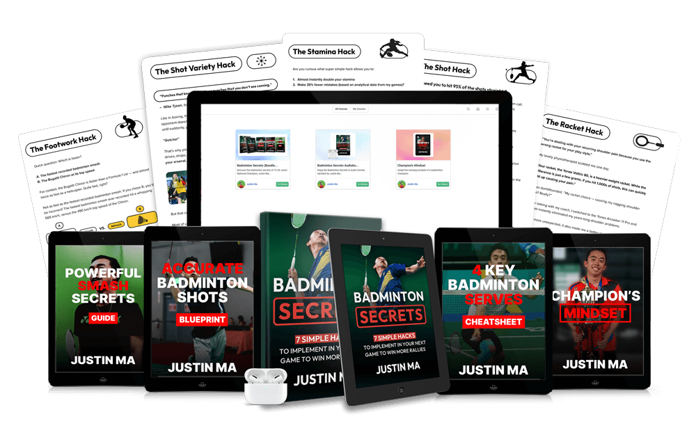 justin ma badminton secrets mockup