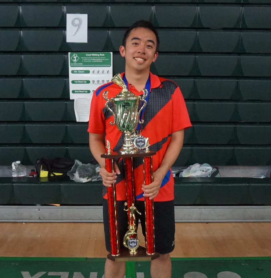 justin ma winning a cup