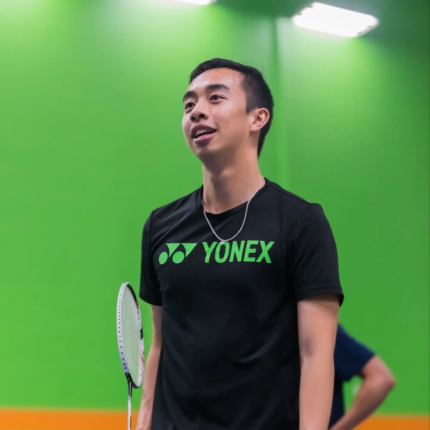 Justin Badminton Smiling